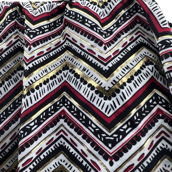 Swimsuits for All Ruffle Off Shoulder Sleeve Tankini Metallic Womens Size 28 - Picture 2 of 7